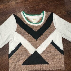 Maeve Geometric Knit Sweater